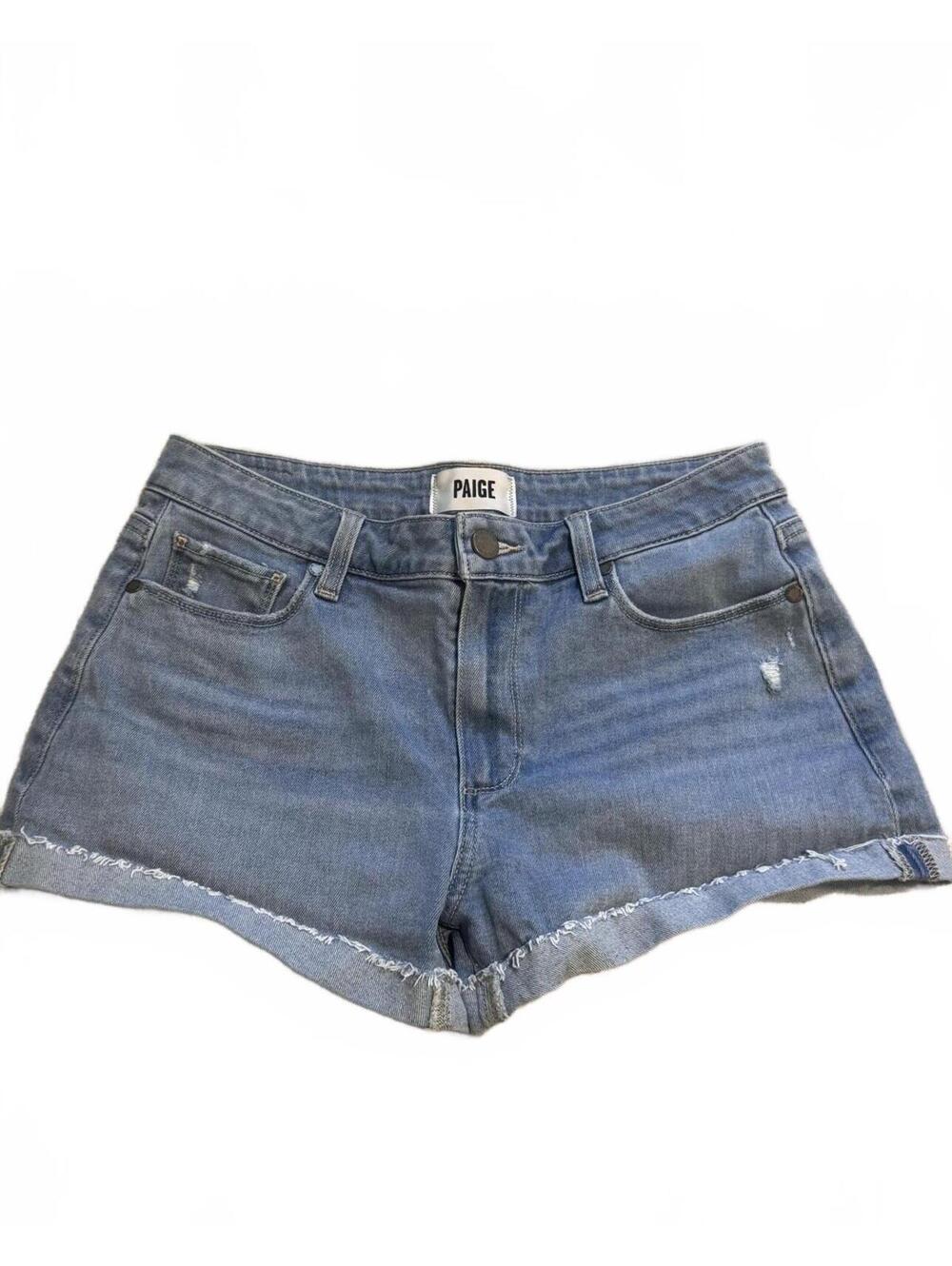 PAIGE | Denim Shorts Cutoff Size 27